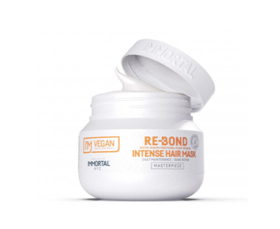 Изображение 2 Женская маска для глубокого восстановления поврежденных волос Immortal NYC RE-BOND I'M Vegan, 250 мл (NYC-71)