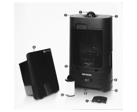 Зображення 9 Безконтактний вакуумний автоматичний смітник-пилосос Stylance FAST SWEEP 800-002