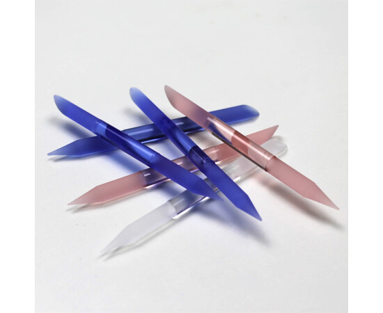 Зображення 7 Скляна манікюрна пилочка-лопатка SPL 9049