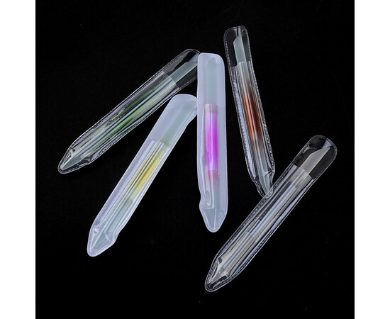 Зображення 4 Скляна манікюрна пилочка-лопатка SPL 9049