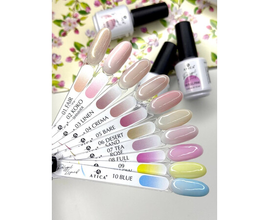 Зображення 2 Рідкий полігель Atica Liquid Polygel №02 Koko, 15 мл, Об'єм (мл, г): 15, Колір: 02