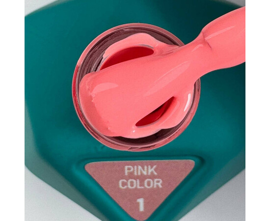 Зображення 2 Гель-лак Victoria Avdeeva Pink Color №1 ніжний рожевий, 12 мл, Об'єм (мл, г): 12, Колір: 01