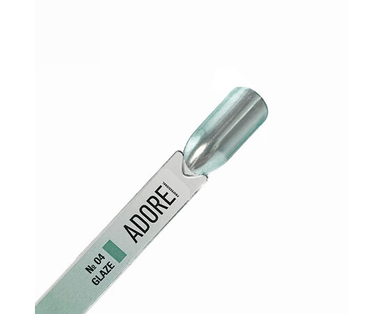 Зображення 2 Втирка для дизайну нігтів Adore Professional Glaze Powder №04, 0.5 г, Об'єм (мл, г): 0.5, Колір: 04