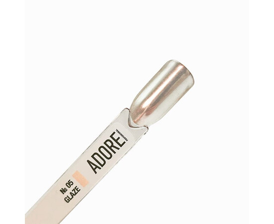 Зображення 2 Втирка для дизайну нігтів Adore Professional Glaze Powder №05, 0.5 г, Об'єм (мл, г): 0.5, Колір: 05