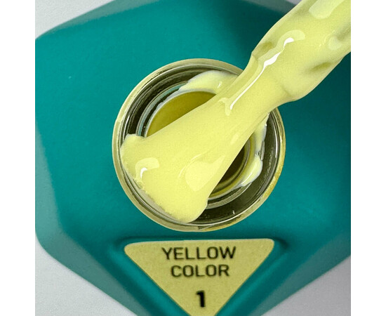 Зображення 2 Гель-лак Victoria Avdeeva Yellow Color №1, 12 мл, Об'єм (мл, г): 12, Колір: 01