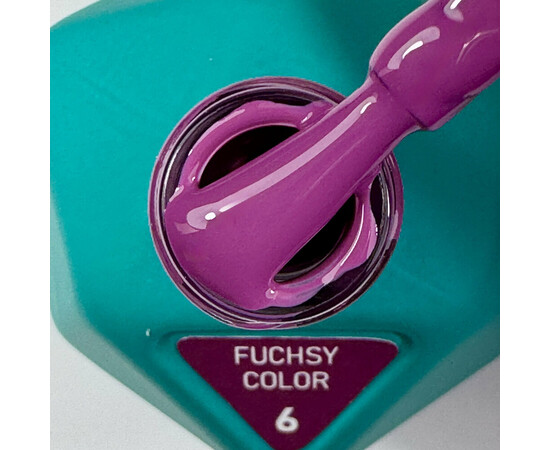 Зображення 2 Гель-лак Victoria Avdeeva Fuchsy Color №6, 12 мл, Об'єм (мл, г): 12, Колір: 06