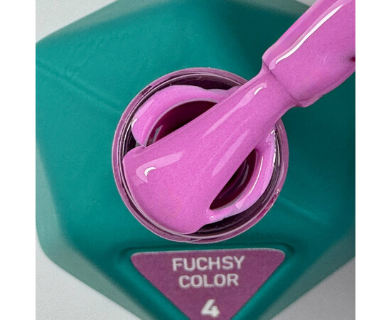 Зображення 2 Гель-лак Victoria Avdeeva Fuchsy Color №4, 12 мл, Об'єм (мл, г): 12, Колір: 04