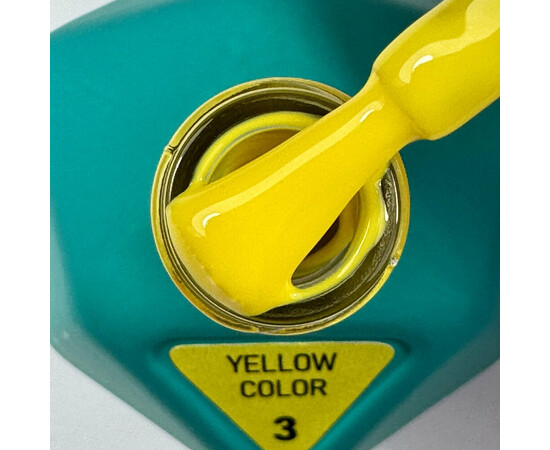 Зображення 2 Гель-лак Victoria Avdeeva Yellow Color №3, 12 мл, Об'єм (мл, г): 12, Колір: 03