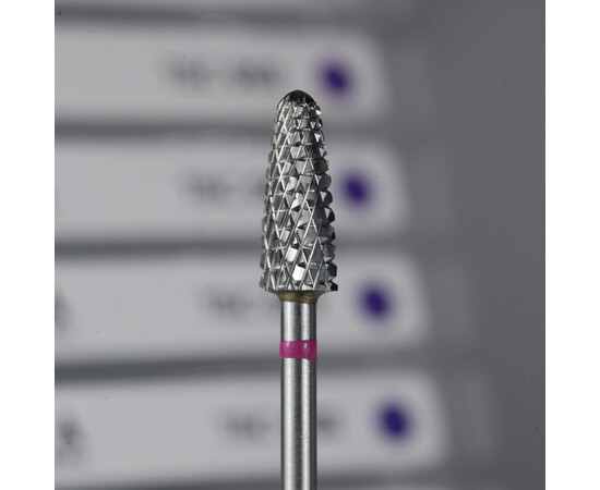 Зображення 2 Фреза твердосплавна для зняття Saga Professional 003 конус фіолетова