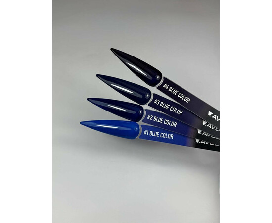 Зображення 3 Гель-лак Victoria Avdeeva Blue Color №2 темно-синій, 12 мл, Об'єм (мл, г): 12, Колір: 02