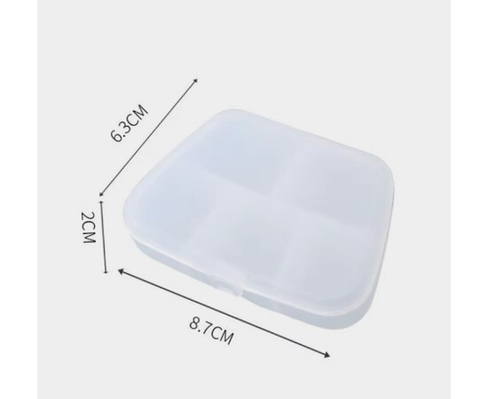 Изображение 3 Контейнер для декора 5 секций прозрачный (748-24)