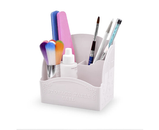 Зображення 2 Органайзер для перукарських, манікюрних інструментів 3 секції G-06 "Париж", білий