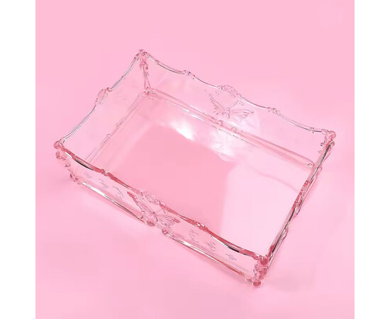 Зображення 5 Підставка прямокутна для біжутерії, інструментів для манікюру G-90, прозорий.