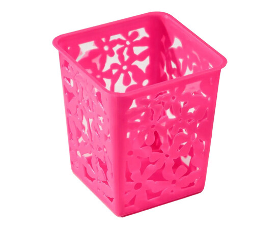 Зображення 2 Підставка склянка для пензлів, пилок та манікюрних інструментів RS 05, рожевий