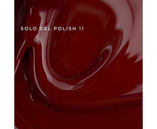 Изображение 2 Гель-лак Touch Solo Gel Polish 11 темно-красный, 9 мл, Объем (мл, г): 9, Цвет: 11