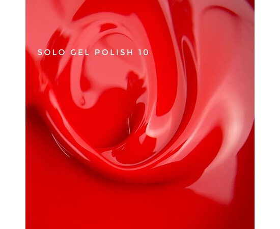 Изображение 2 Гель-лак Touch Solo Gel Polish 10 красный, 9 мл, Объем (мл, г): 9, Цвет: 10