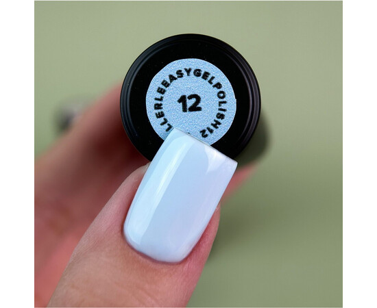 Зображення 2 Гель-лак однофазний для педикюру Siller Easy Gel Polish №12, 8 мл, Об'єм (мл, г): 8, Колір: 12