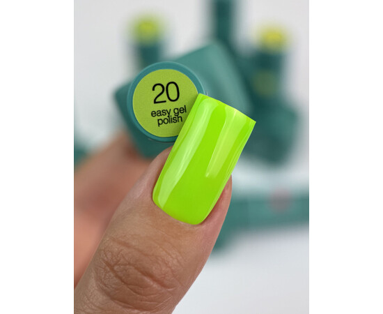 Зображення 2 Гель-лак однофазний для педикюру Siller Easy Gel Polish №20, 8 мл, Об'єм (мл, г): 8, Колір: 20