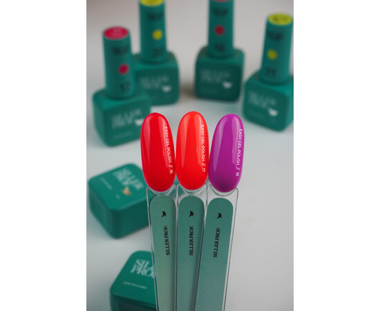 Зображення 4 Гель-лак однофазний для педикюру Siller Easy Gel Polish №18, 8 мл, Об'єм (мл, г): 8, Колір: 18