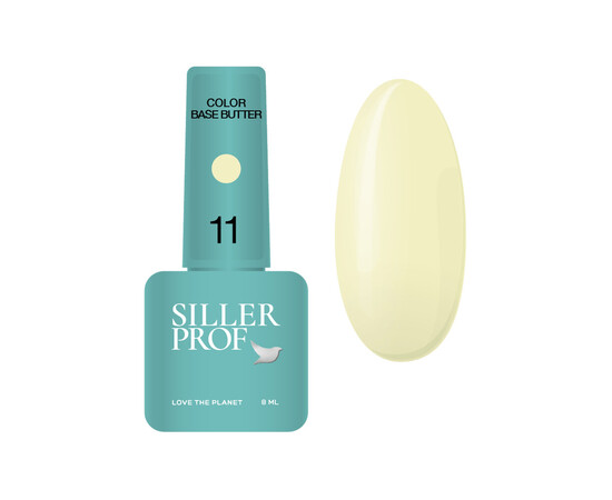 Зображення  База для гель-лаку Siller Color Base Butter №011, 8 мл, Об'єм (мл, г): 8, Колір: 11