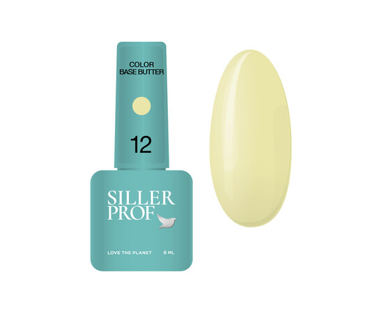 Зображення  База для гель-лаку Siller Color Base Butter №012, 8 мл, Об'єм (мл, г): 8, Колір: 12