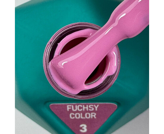 Зображення 2 Гель-лак Victoria Avdeeva Fuchsy Color №3, 12 мл, Об'єм (мл, г): 12, Колір: 03