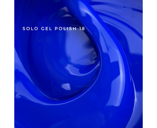 Изображение 2 Гель-лак Touch Solo Gel Polish 18 синий, 9 мл, Объем (мл, г): 9, Цвет: 18