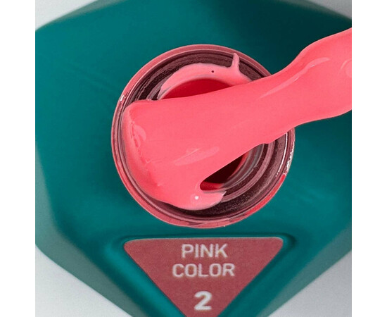 Зображення 2 Гель-лак Victoria Avdeeva Pink Color №2 рожевий, 12 мл, Об'єм (мл, г): 12, Колір: 02