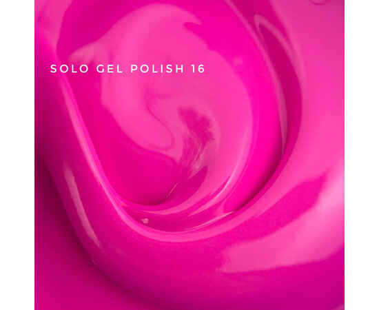 Изображение 2 Гель-лак Touch Solo Gel Polish 16 фуксия, 9 мл, Объем (мл, г): 9, Цвет: 16