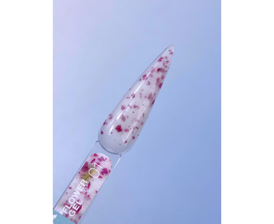 Зображення 3 Квітковий гель для нарощування нігтів LUNAMoon Flower Gel №1, 15 мл, Об'єм (мл, г): 15, Колір: 01