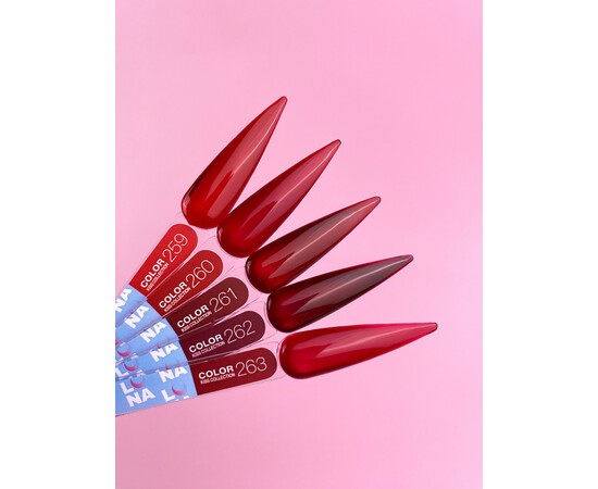 Зображення 4 Гель-лак LUNAMoon Color Kiss №262, 8 мл, Об'єм (мл, г): 8, Колір: 262
