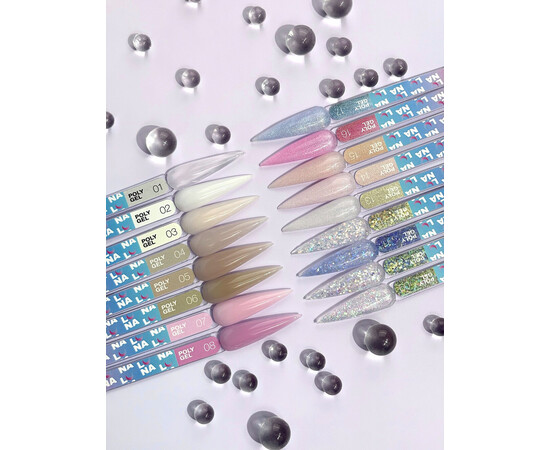 Изображение 5 Полигель для наращивания ногтей LUNAMoon Poly Gel №2, 30 мл, Объем (мл, г): 30, Цвет: 02