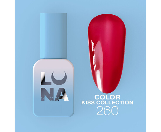Зображення  Гель-лак LUNAMoon Color Kiss №260, 13 мл, Об'єм (мл, г): 13, Колір: 260