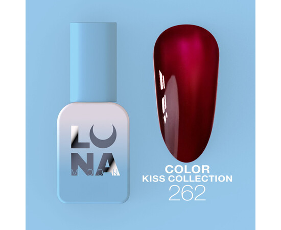 Зображення  Гель-лак LUNAMoon Color Kiss №262, 13 мл, Об'єм (мл, г): 13, Колір: 262