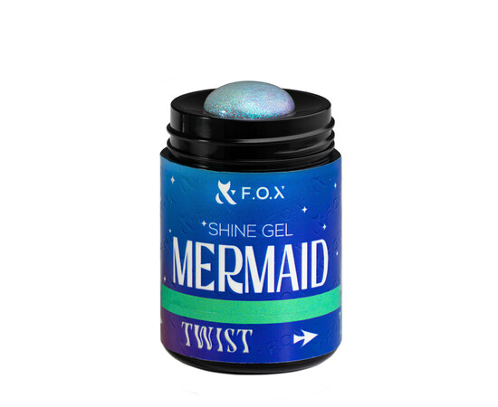 Зображення 2 Гель для укріплення натуральних нігтів F.O.X Shine Gel Mermaid №002, 20 мл, Об'єм (мл, г): 20, Колір: 002