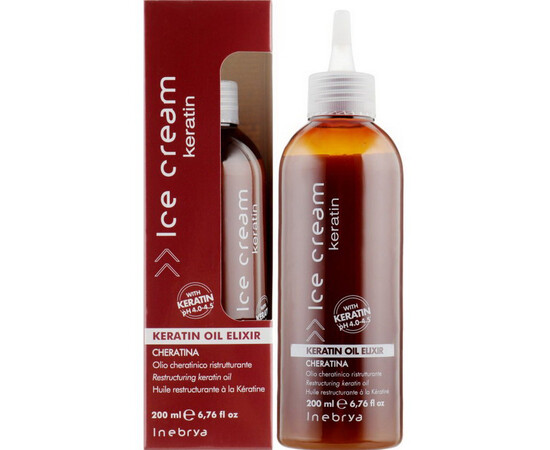 Зображення 3 Еліксир з кератином Inebrya Ice Cream Keratin Oil Elixir, 200 мл
