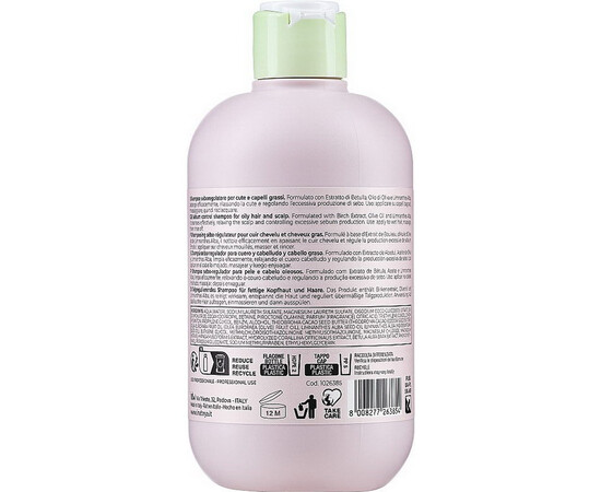 Зображення 2 Шампунь для жирної шкіри голови Inebrya Ice Cream Balance Shampoo, 300 мл, Об'єм (мл, г): 300