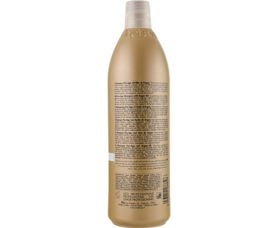 Зображення 3 Антивіковий шампунь для волосся Inebrya Ice Cream Argan Age Pro Age Shampoo, 1000 мл, Об'єм (мл, г): 1000