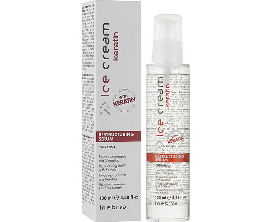 Изображение 4 Реструктурирующий флюид с кератином Inebrya Keratin Restructing Serum, 100 мл