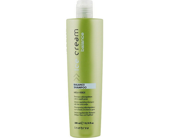 Зображення 3 Шампунь для жирної шкіри голови Inebrya Ice Cream Balance Shampoo, 300 мл, Об'єм (мл, г): 300