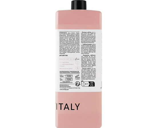 Зображення 2 Шампунь для волосся Nevitaly Blonde Sublime Shampoo, 1000 мл, Об'єм (мл, г): 1000