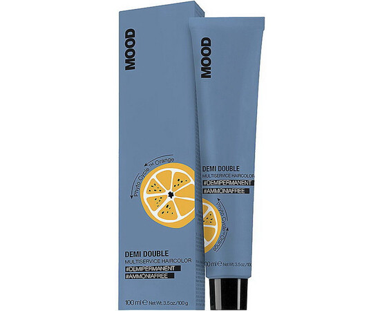 Зображення 3 Безаміачна фарба для волосся Mood Demi Double 9.41 дуже світлий блонд мідно-попелястий, 100 мл, Об'єм (мл, г): 100, Колір: 9.41