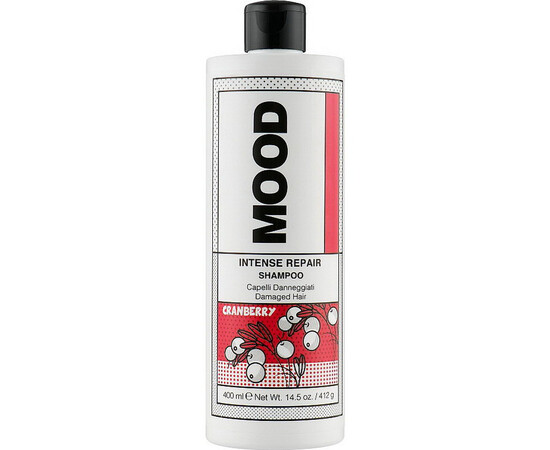 Изображение 2 Шампунь для интенсивного восстановления волос Mood Intense Repair Shampoo, 400 мл, Объем (мл, г): 400
