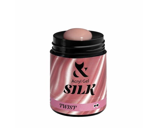 Зображення 2 Акригель для нігтів F.O.X Acryl Gel Silk №004, 20 мл, Об'єм (мл, г): 20, Колір: 004
