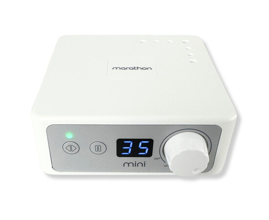 Изображение 5 Фрезер для маникюра Saeyang Marathon K35-mini с ручкой S40 40000 об/мин, 50 Вт без педали белый