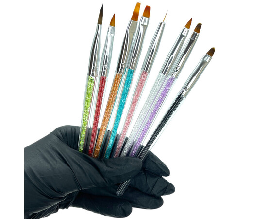 Зображення 4 Набір пензлів дня манікюру, 8 шт.