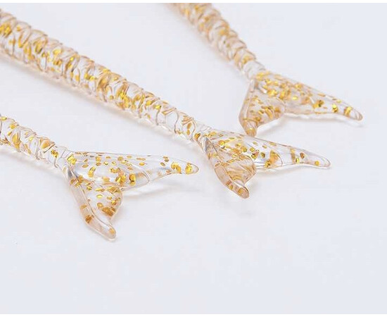 Зображення 4 Набір тонких пензликів "Рибка" для малювання дрібних та мілких деталей на нігтях, 3 шт./уп.