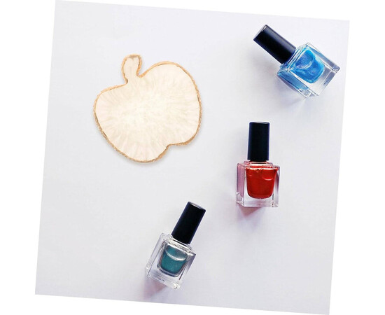 Зображення 6 Палітра у формі яблука для змішування фарб, гелів, гель лаків та інших матеріалів (8,5х8,7см.), 384