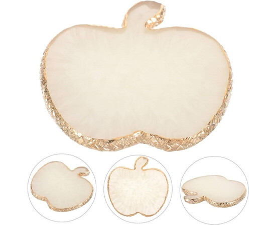 Зображення 4 Палітра у формі яблука для змішування фарб, гелів, гель лаків та інших матеріалів (8,5х8,7см.), 384