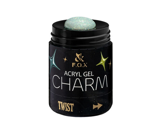 Зображення 3 Акригель для нігтів F.O.X Acryl Gel Charm 007 Emerald, 20 мл, Об'єм (мл, г): 20, Колір: 007